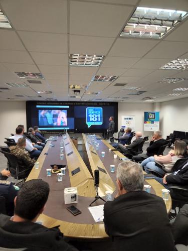 Palestra com gestores de Segurança e Inteligência