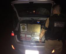 Polícia Militar por intermédio do BPFron apreende 228 kg de maconha em Guaíra
