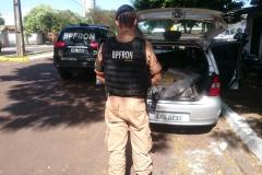 Polícia Militar por intermédio do BPFRON apreendeu 113 KG de maconha em Guaíra