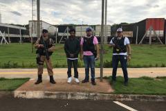 Na tarde de sexta-feira (27), policiais militares do BPFron com ação conjunta da Polícia Paraguaia apreenderam dois indivíduos acusados de homicídio. 