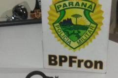 Na noite de sábado (28), policiais militares do BPFron cumpriram mandado de prisão após abordagem no Centro de Marechal Cândido Rondon - PR