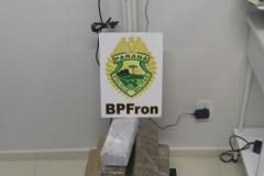 Na  noite de terça-feira (14), policias militares do BPFron apreenderam entorpecente em Realeza-Pr 