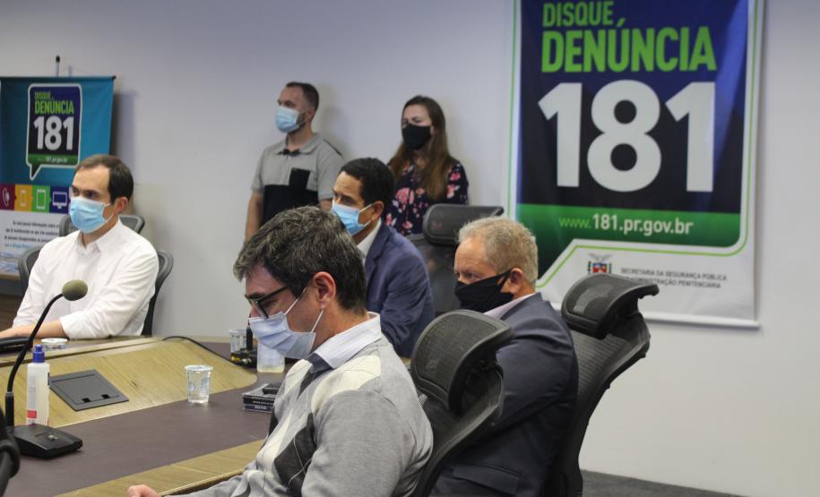 Disque Denúncia 181 recebe da iniciativa privada material educativo para reforçar participação da comunidade