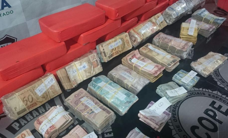 Ação do DIEP apreende mais de R$ 1 milhão em crack numa casa em São José dos Pinhais