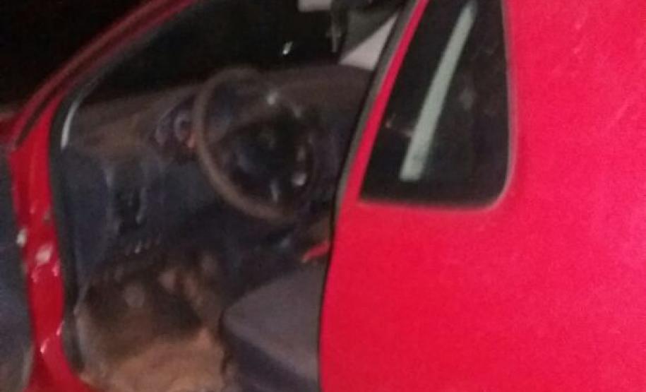 BPFron recupera montana com 100 kg de maconha Na noite de segunda-feira (24), policiais do BPFron recuperaram um automóvel com indicativo de furto/roubo carregado com 100 kg de maconha.