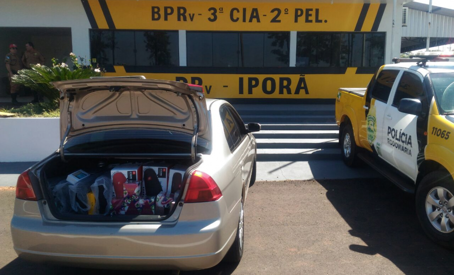 BPRV APREENDE MERCADORIAS CONTRABANDEADAS AVALIADAS EM 10 MIL DÓLARES NO NOROESTE DO ESTADO PMPR