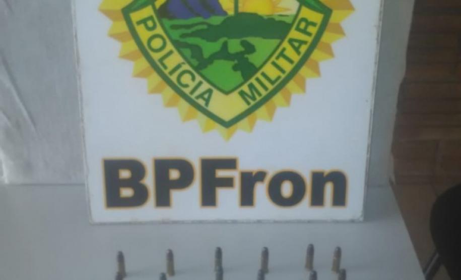 BPFRON APREENDE CONTRABANDO, MUNIÇÕES E RECUPERA VEÍCULO EM AÇÕES DISTINTAS NO OESTE DO ESTADO Divulgação BPFRON